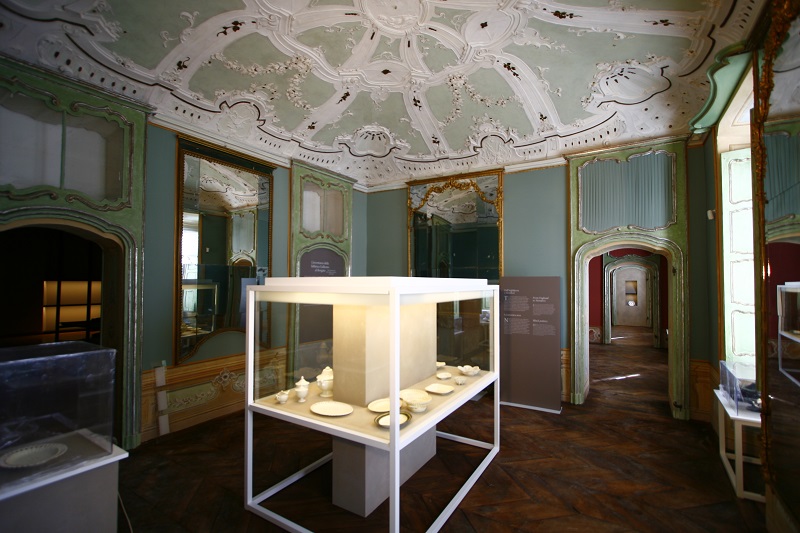 In het museum